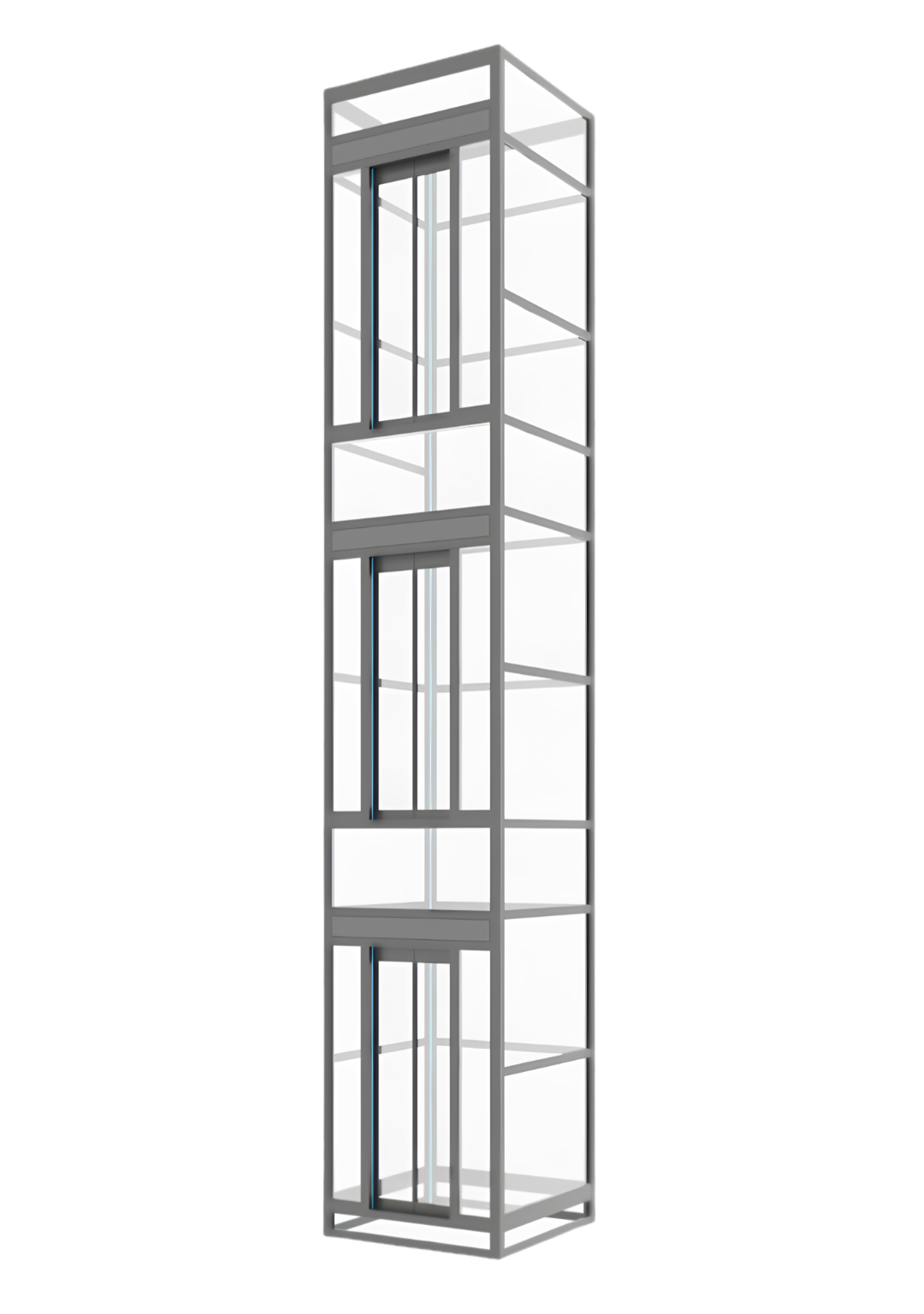 Shaft with glass