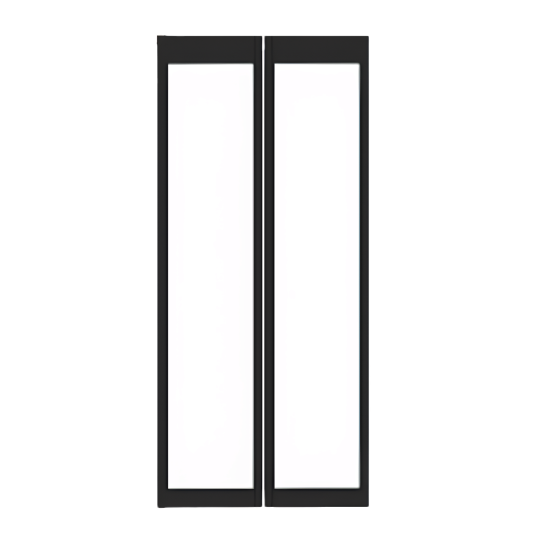 Automatic center opening door