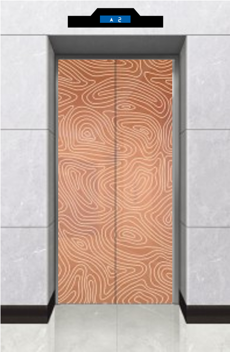 CON-D11           (Rose gold etched SS)